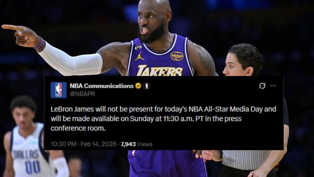 LeBron James To Miss All-Star Media Day, Will Speak Sunday at 11:30 a.m. PT