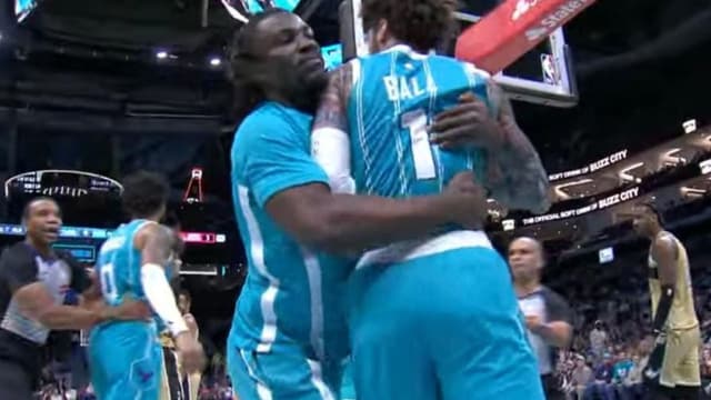 LaMelo Ball Furious After Kyshawn George Takes Him Out With a Hard Shove