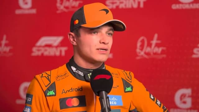 Lando Norris Owns Qatar Mistake Led to P3 as Piastri Snags Sprint Pole