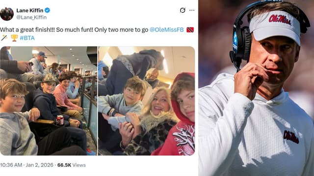 Elated by $500K Bonus, Lane Kiffin Lauds Ole Miss’s “Great Finish” Over Georgia