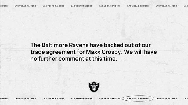 Las Vegas Raiders Confirm the Ravens’ Shocking Decision on Maxx Crosby