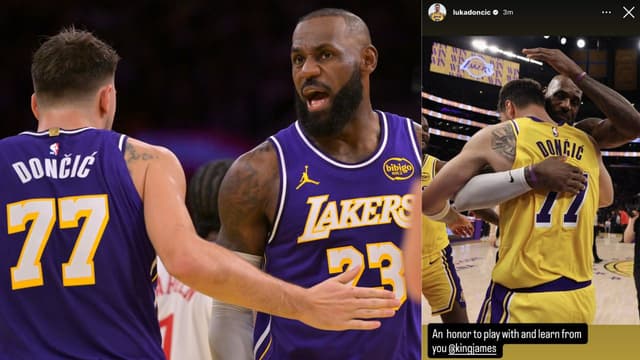 Luka Doncic Posts Farewell Message After LeBron James Lakers Exit