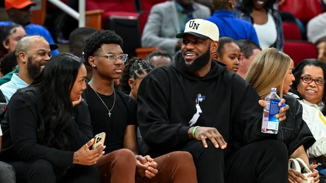 LeBron James on Possibly Playing With Son Bryce