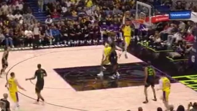 LeBron James Flies High to Connect With Luka Doncic for Unbelievable Alley-Oop Dunk