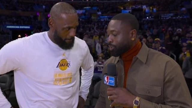 LeBron James Being Interviewed by Dwyane Wade Has Fans Praising the King’s Longevity