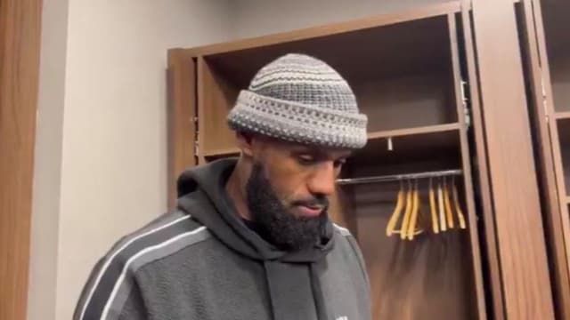 LeBron James Happy to “Dodge a Bullet” After Left Knee Collision With Walter Clayton Jr.