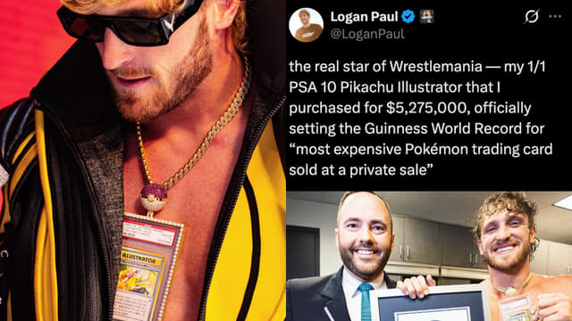 Logan Paul Puts Iconic WrestleMania Pokemon Card Up for Auction
