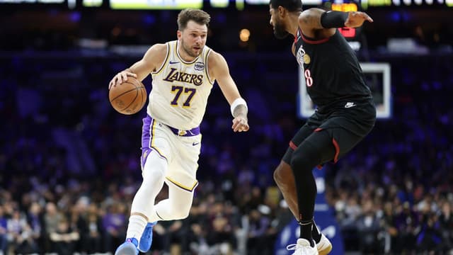 Lakers Outduel 76ers as Luka Doncic Leads Them to Victory With a 31-Point Triple-Double