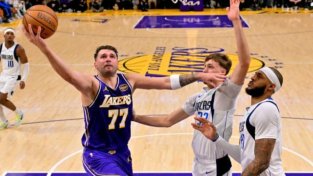 Lakers Top West Group B With Win vs. Mavericks, Luka Doncic and Austin Reaves Shine