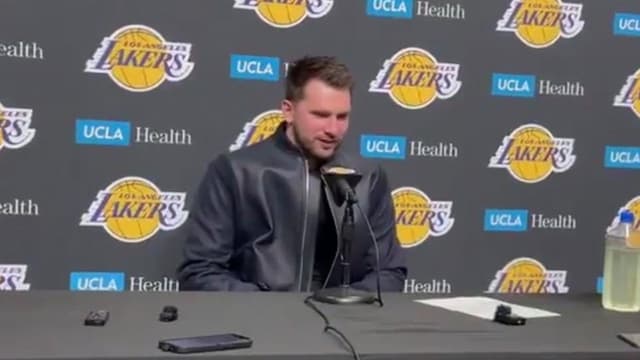Luka Doncic Jokes That He Slipped on Purpose Before Incredible 3-Pointer During vs. Kings