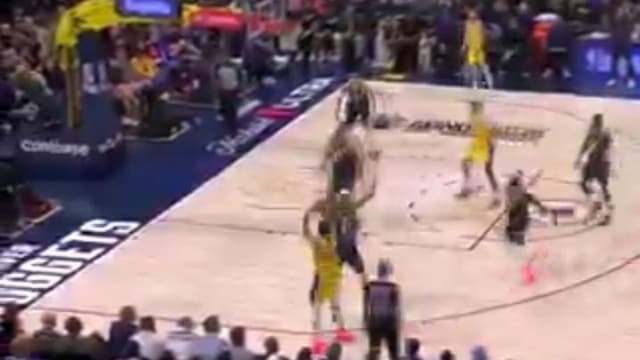 Luka Doncic Sinks Unbelievable 3-Point Bank Shot vs. Nuggets