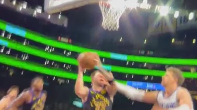 Mo Wagner Pokes Luka Doncic in the Eye While Trying to Steal the Ball