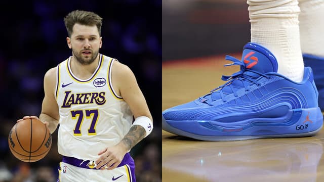 Luka Doncic Adds ‘GO’ on His Shoes For His Daughters Gabriela And Olivia