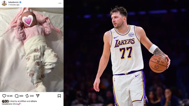 Luka Doncic and fiance Anamaria Goltes Announce the Birth Of Their 2nd Daughter