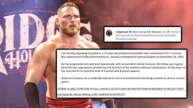 Luke Menzies Cleared for In-Ring Return After Neck Surgery