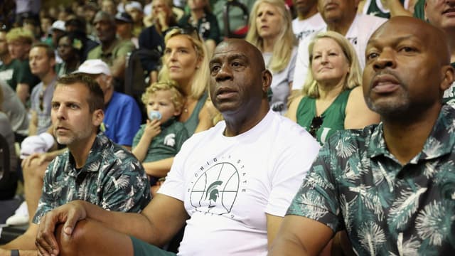 Magic Johnson Hypes Early-Season Clash Between Michigan State And Duke
