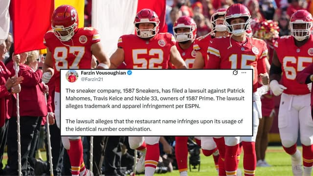 1587 Sneakers Files Lawsuit Against Patrick Mahomes and Travis Kelce