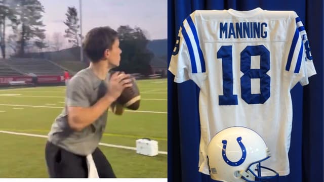 Peyton Manning’s Son Marshall Manning Shows Impressive Accuracy in Viral Throwing Video
