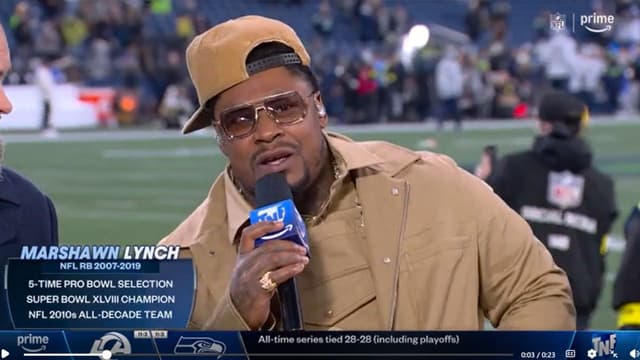 Why NFL Broadcaster ‘Bleeped Out’ Marshawn Lynch Before Rams – Seahawks Game