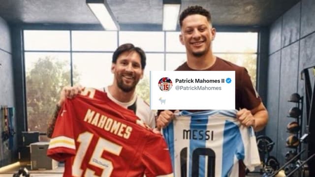 Patrick Mahomes Draws Fan Backlash Over Lionel Messi Post