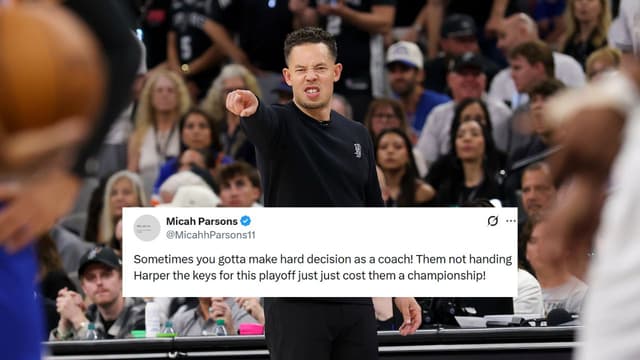 Micah Parsons Blames Spurs HC Mitch Johnson for Overlooking Dylan Harper