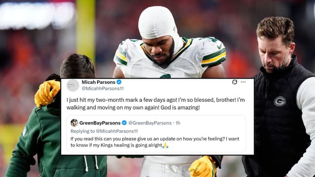 Micah Parsons Shares Positive Injury Update With Packers Fan