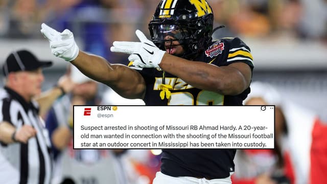 Suspect Arrested in Shooting of Missouri RB Ahmad Hardy