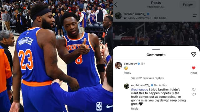 Mitchell Robinson Hints He Did Not Want To Leave Knicks