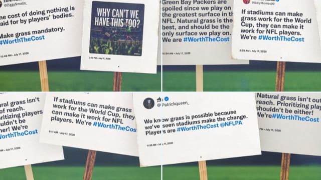 NFLPA Asks NFL to Make Natural Grass Mandatory Amid FIFA World Cup’s Success
