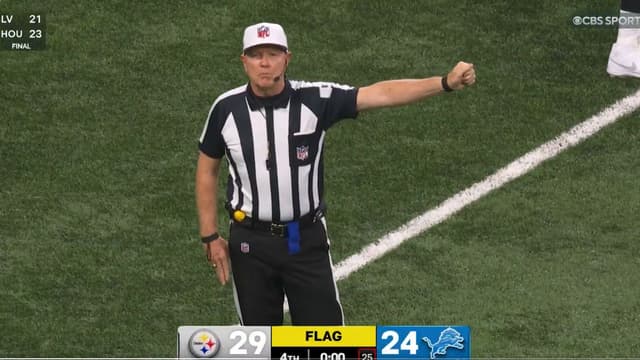 “The Game is Over”: Lions-Steelers Ref Faces Backlash From Fans Over 2 OPI Calls