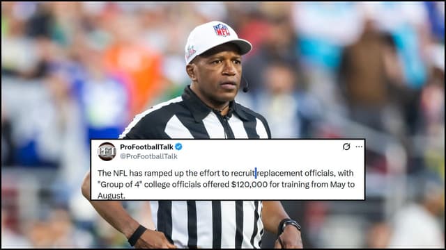 NFL to Spend $340,000 on Replacement Officials Amid Referee Dispute
