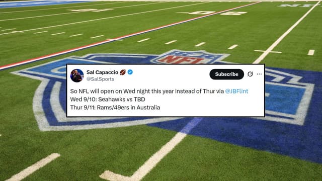 Why the NFL Will Open on Wednesday Night This Year Instead of Thursday