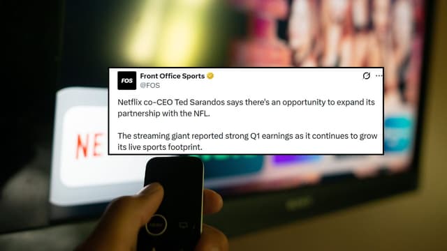 Netflix Confirms Plans to Stream More NFL Games in the Next 2 Years 
