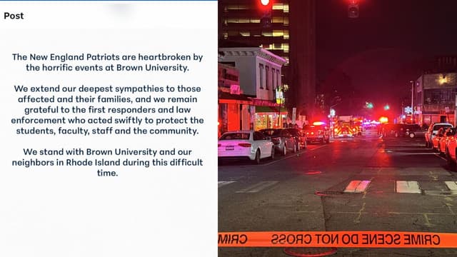 New England Patriots Heartbroken By Horrific Events at Brown University