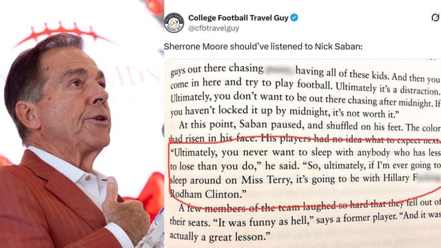 “It’s Gonna Be With Hillary Clinton”: Nick Saban’s Viral Advice Before Sherrone Moore Saga