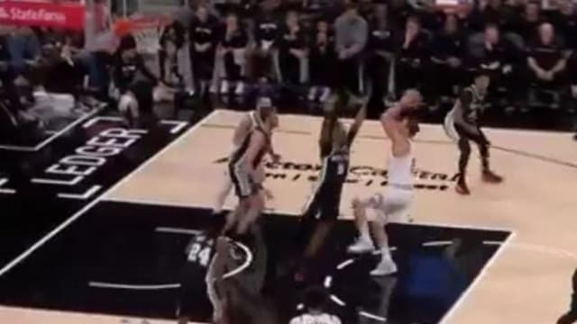 Nikola Jokic Goes Coast-to-Coast for the Easy Bucket vs. Spurs