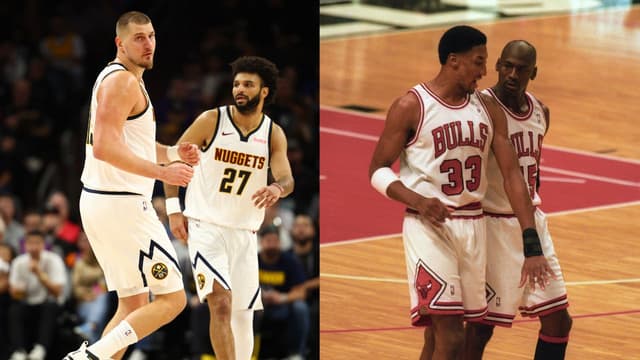 Nikola Jokic and Jamal Murray Tie Michael Jordan, Scottie Pippen Atop Playoff Record Books