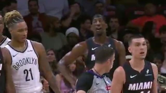 Tyler Herro Exchanges Words With Noah Clowney