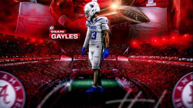 Alabama Lands 4-Star WR Osani Gayles Over Stanford, Washington