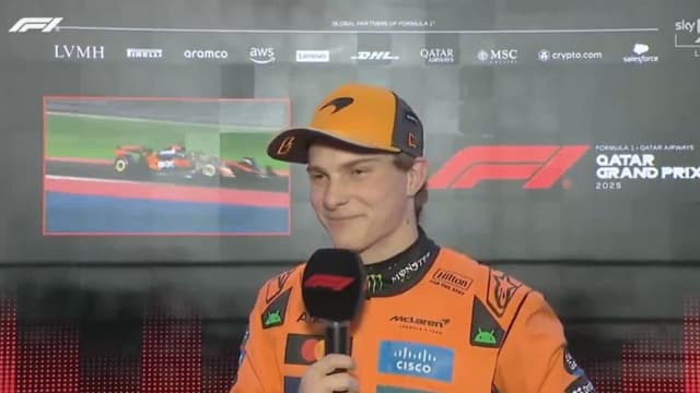 Oscar Piastri Enjoys ‘Good Day’ After Grabbing Qatar Sprint Pole