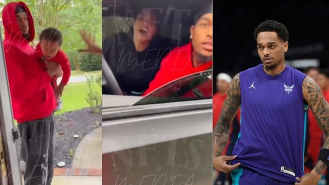PJ Washington, Brittany Renner Clash During Custody Exchange