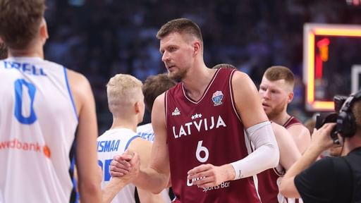 Kristaps Porzingis Powers Latvia Past Estonia in Baltic Battle