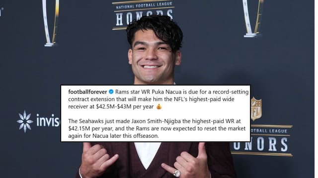 Report: Puka Nacua Set to Be NFL’s Highest Paid WR With $43M Yearly Deal