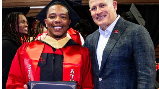 Ravens 3x Pro Bowler Ray Rice Graduates at 39 for His Grandma 