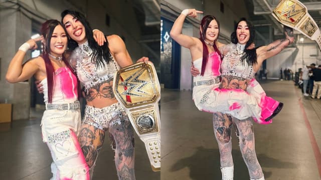 IYO SKY Celebrates Rhea Ripley’s WWE Title Win With ‘Besties’ Message