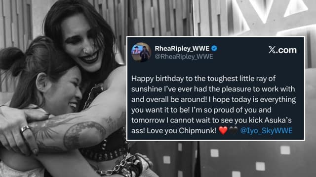 Rhea Ripley Sends IYO SKY Birthday Love Before Her Backlash Clash With Asuka