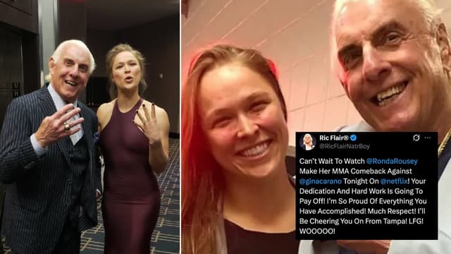Ric Flair Backs Ronda Rousey Before Gina Carano Netflix Comeback