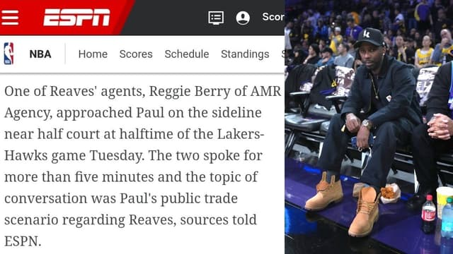 Austin Reaves' Agent Approached Rich Paul During Lakers' Half-Time After Podcast Comments