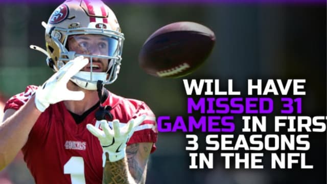 0 College Absences, 31 NFL Games Missed for Ricky Pearsall