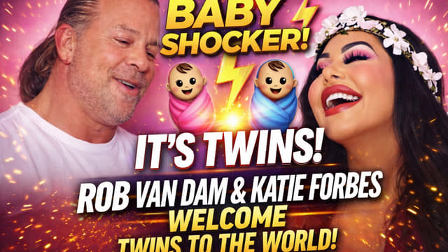 Rob Van Dam and Katie Forbes Welcome Twins